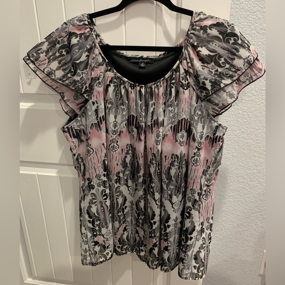 Woman’s Lisa Josephs top, sz 1X.